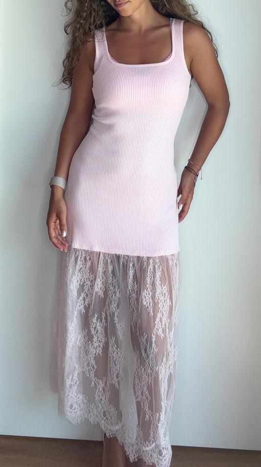 Vestido baby pink