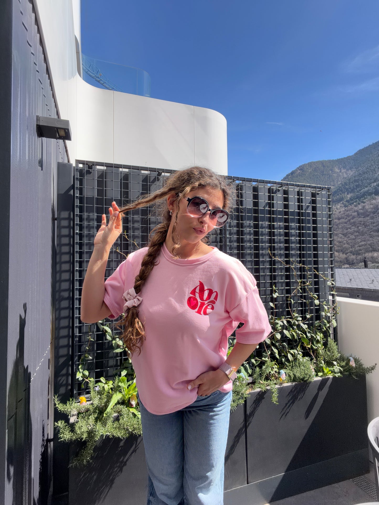 Camiseta Amore (rosa)