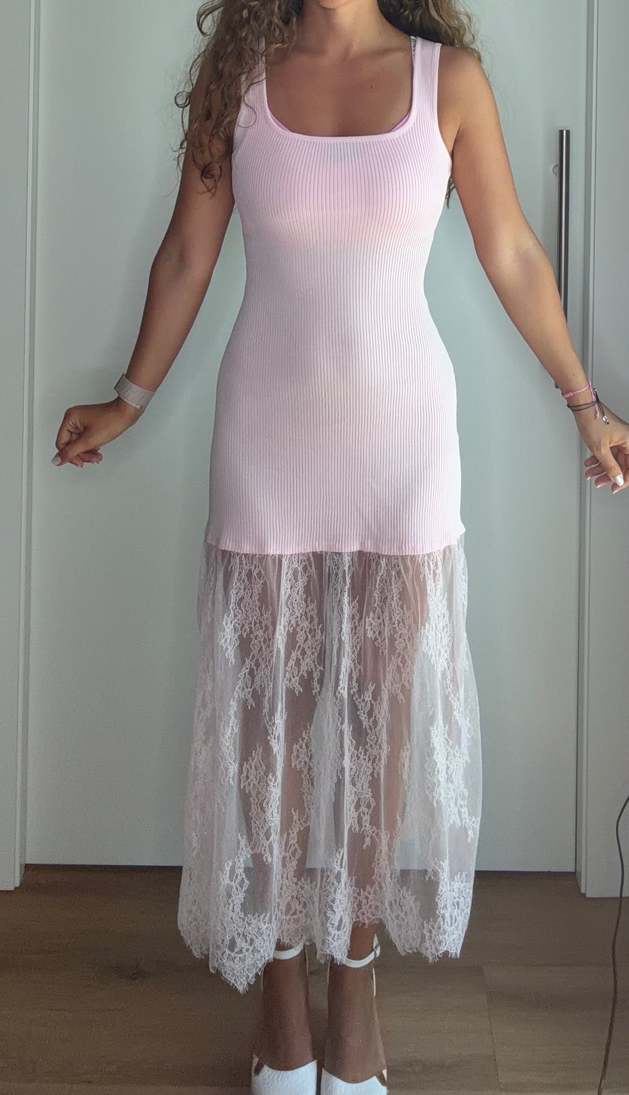 Vestido baby pink
