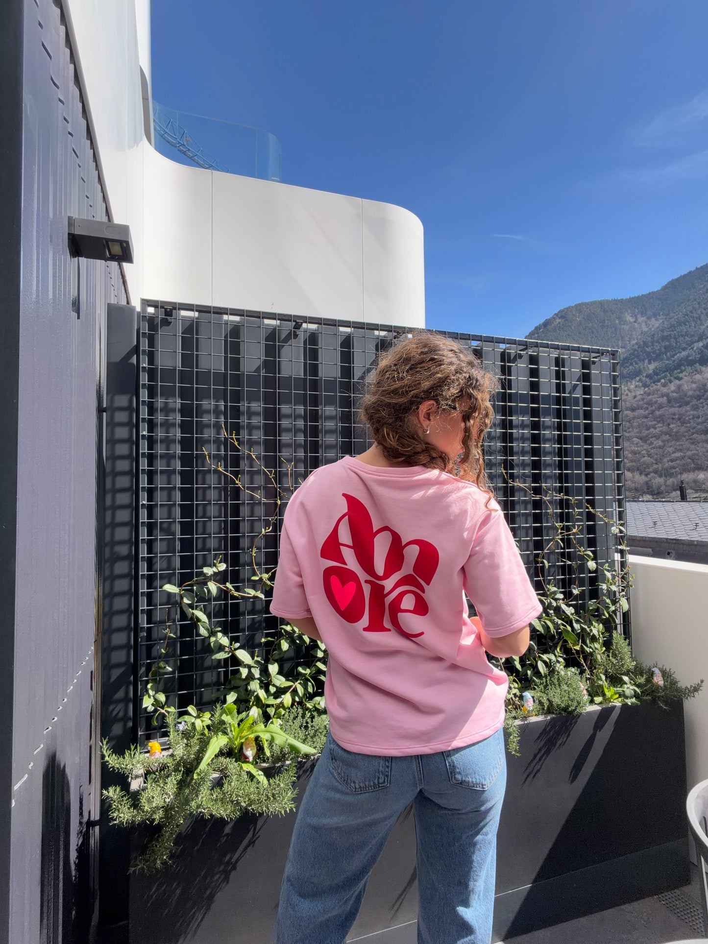 Camiseta Amore (rosa)