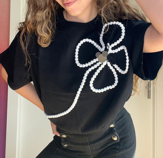 Jersey flor negro