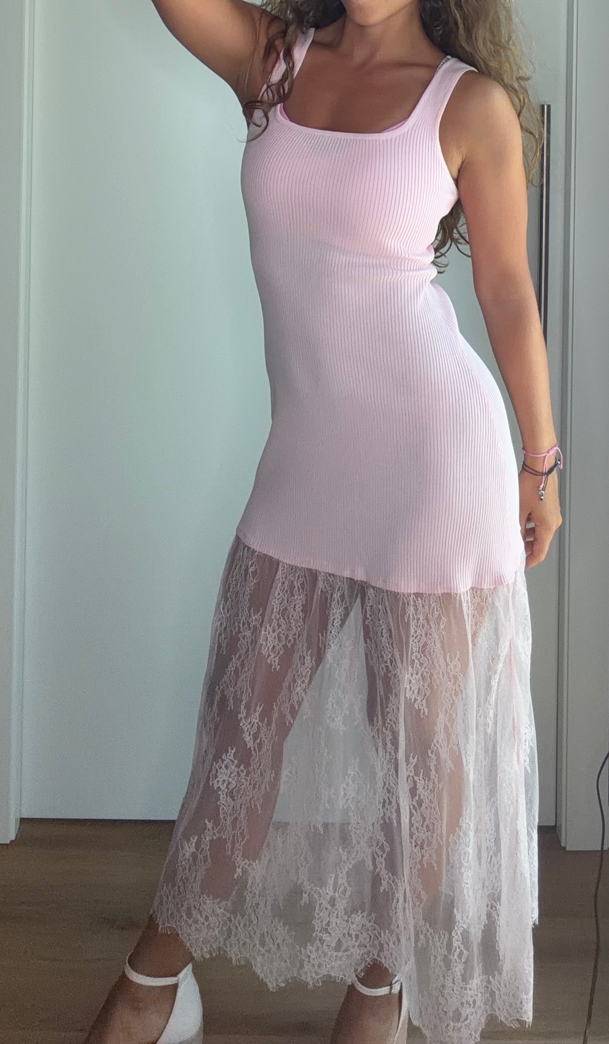 Vestido baby pink