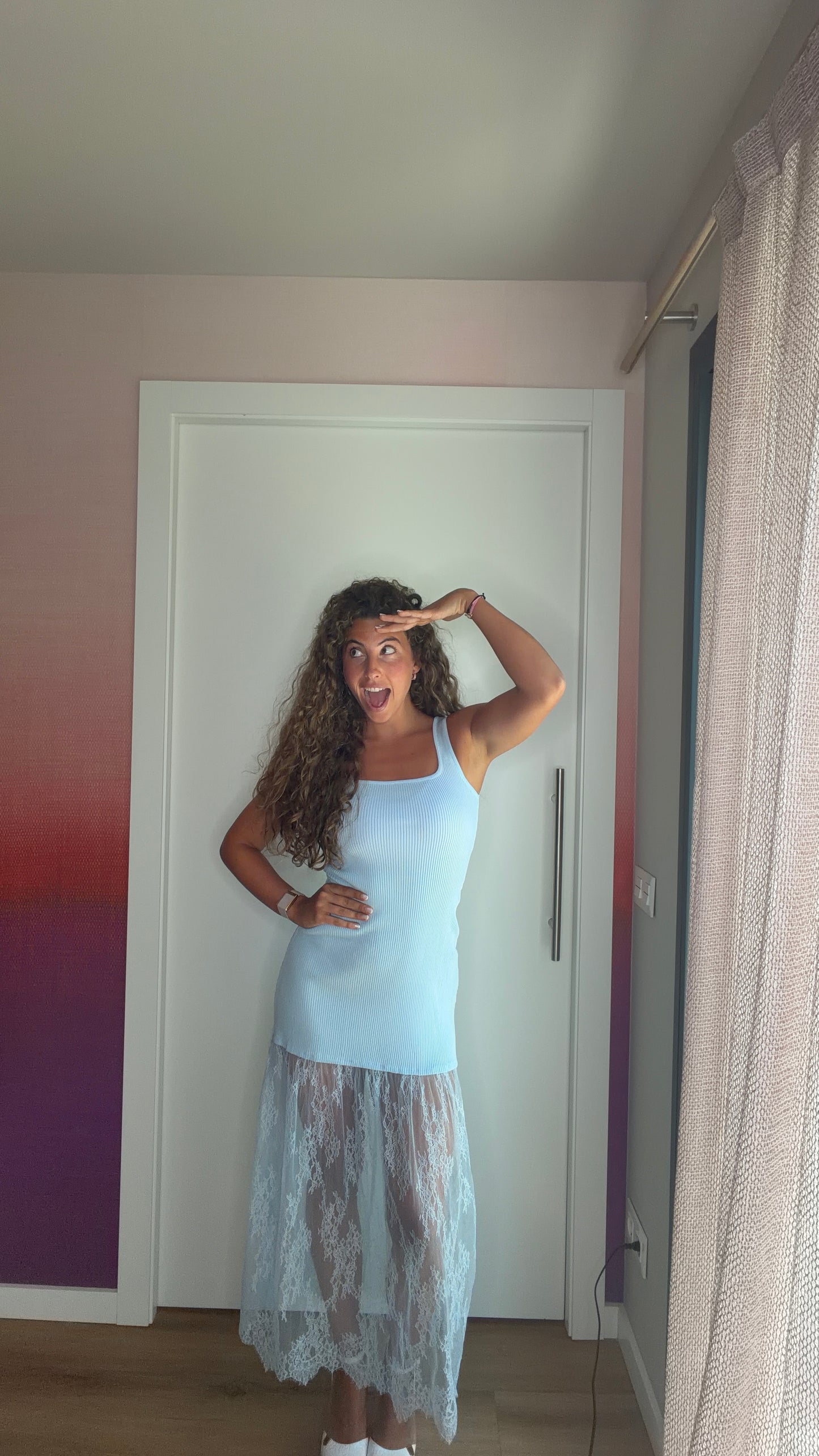 Vestido baby blue