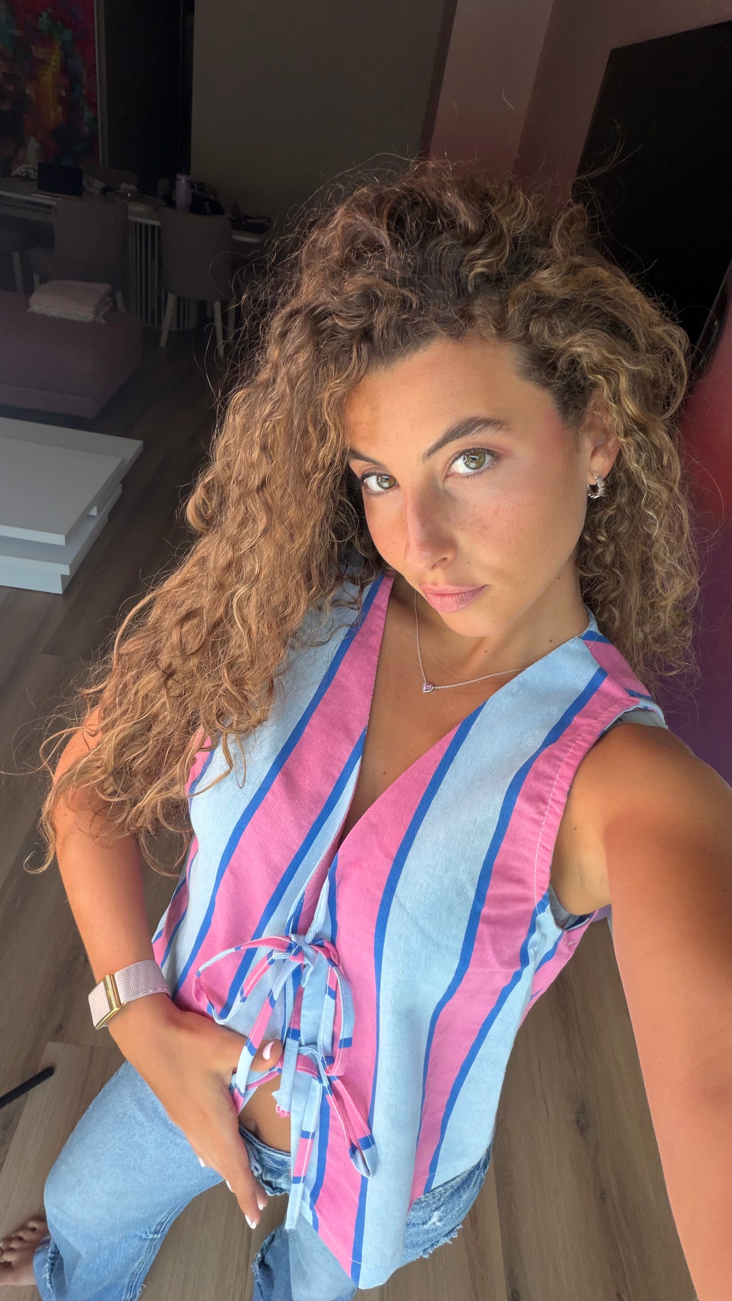 Top Blue Stripes 🩷🩵