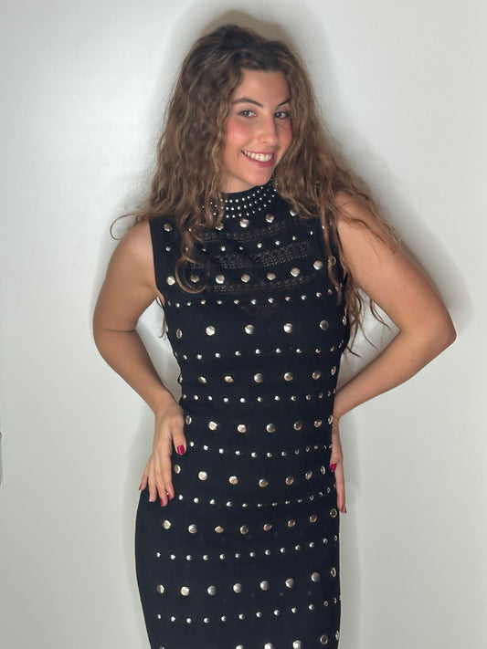 Vestido largo negro