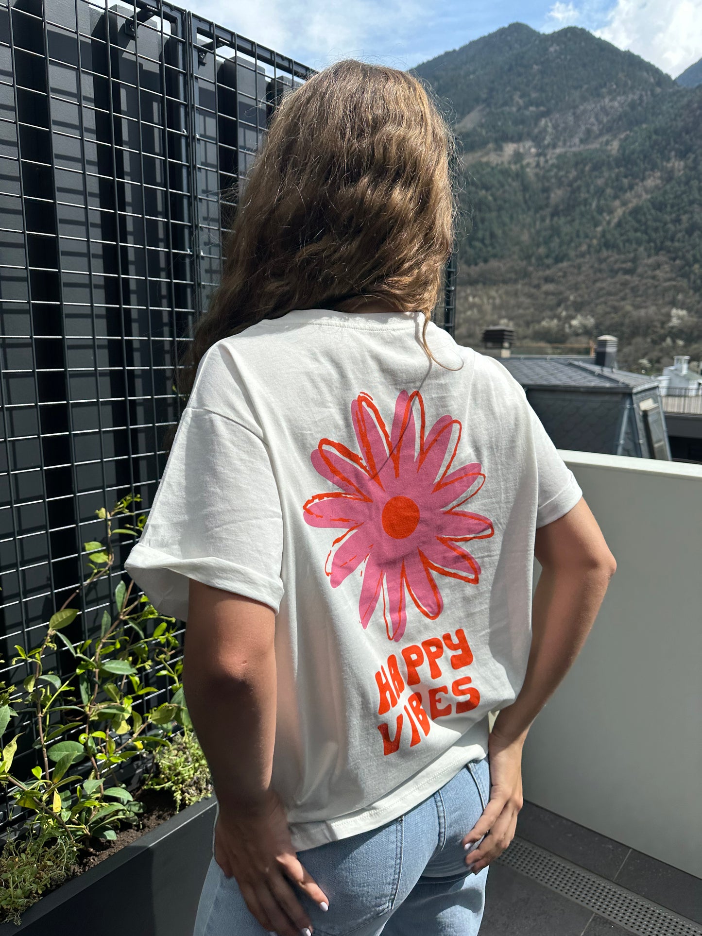 Happy Vibes T-Shirt (white)