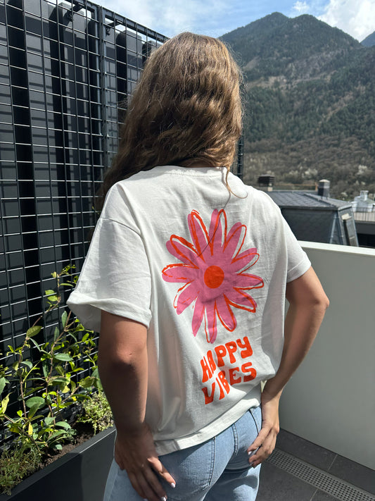 Happy Vibes T-Shirt (white)
