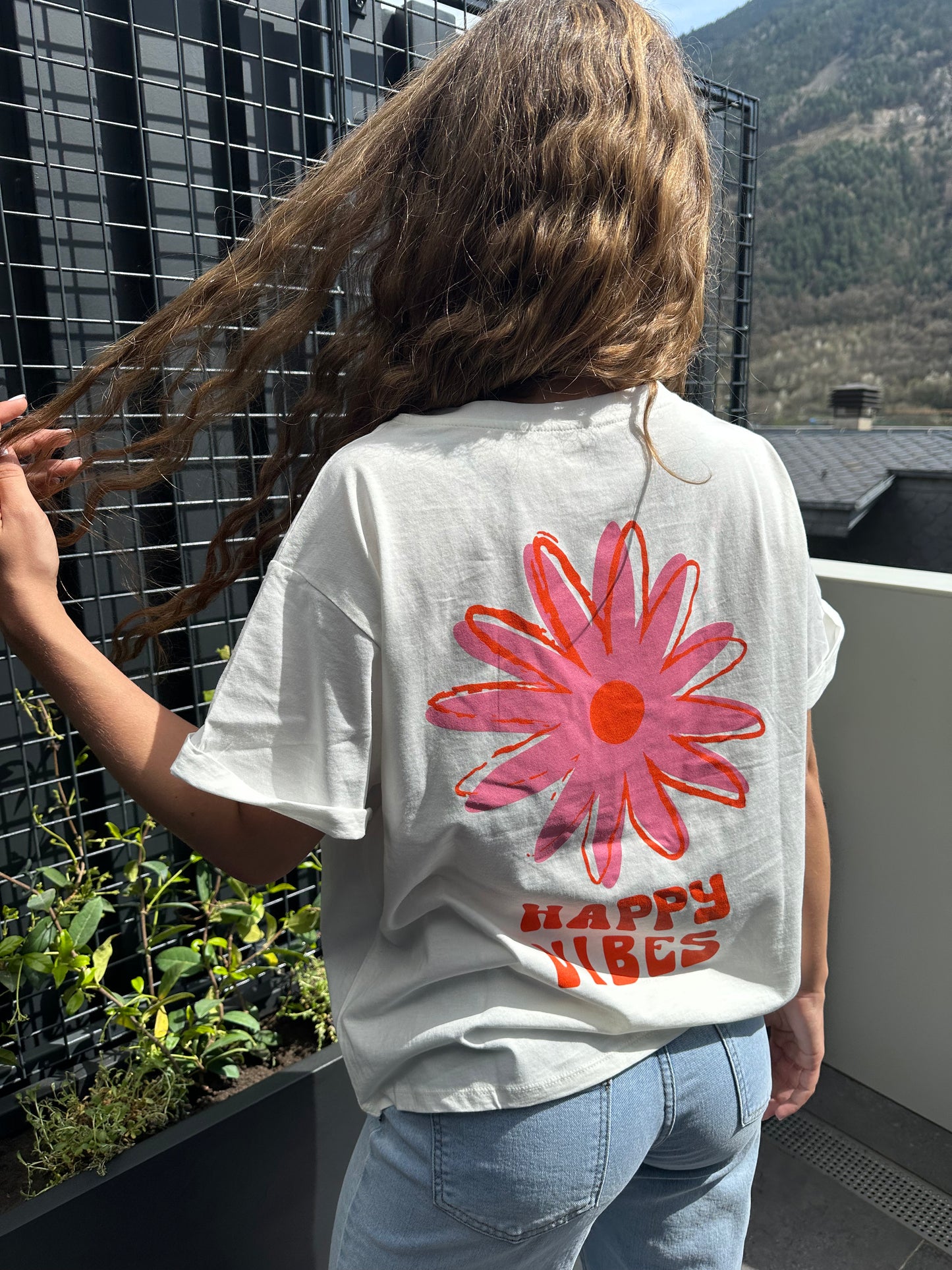 Happy Vibes T-Shirt (white)