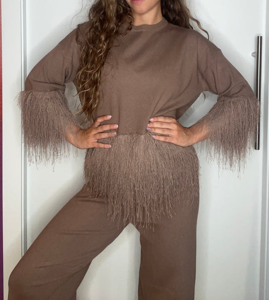 Fleeky look (marron)