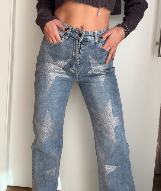 Pantalon tejano estrellas