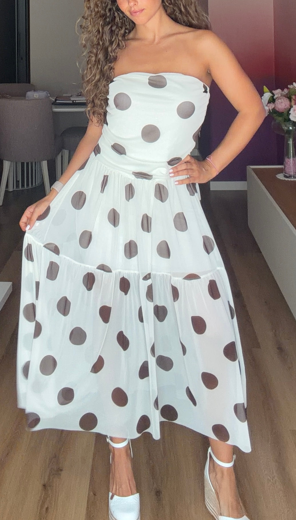 Vestido lunares 🤎