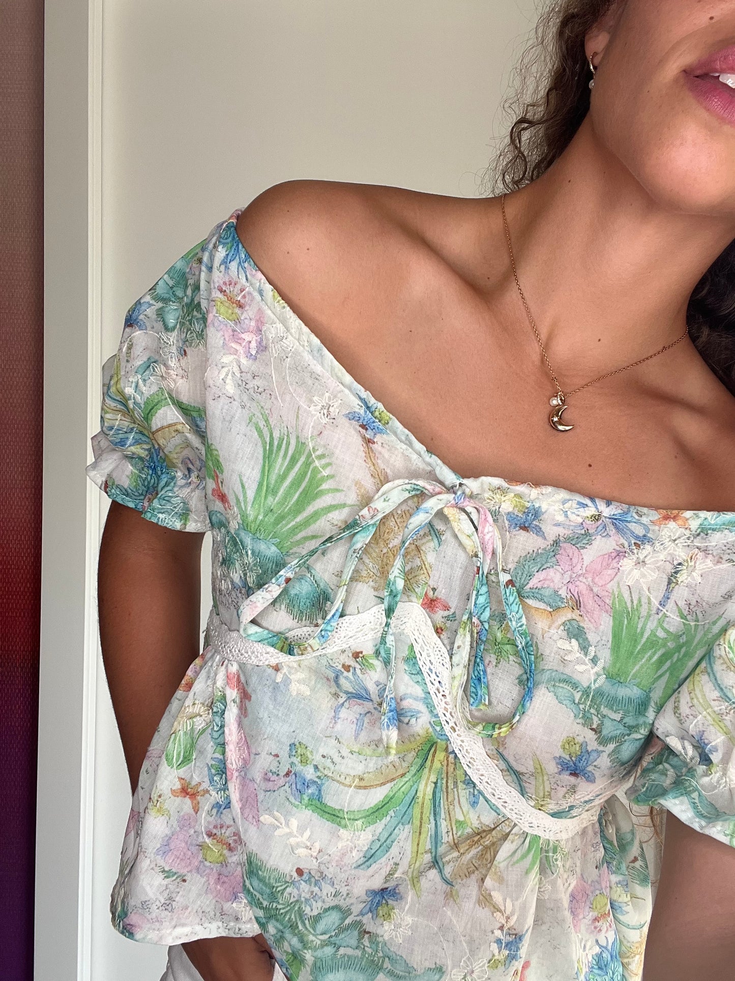 Blusa flores
