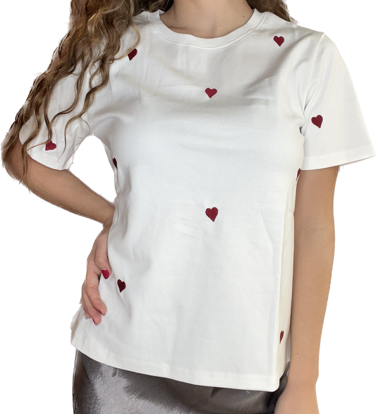 Camiseta corazones